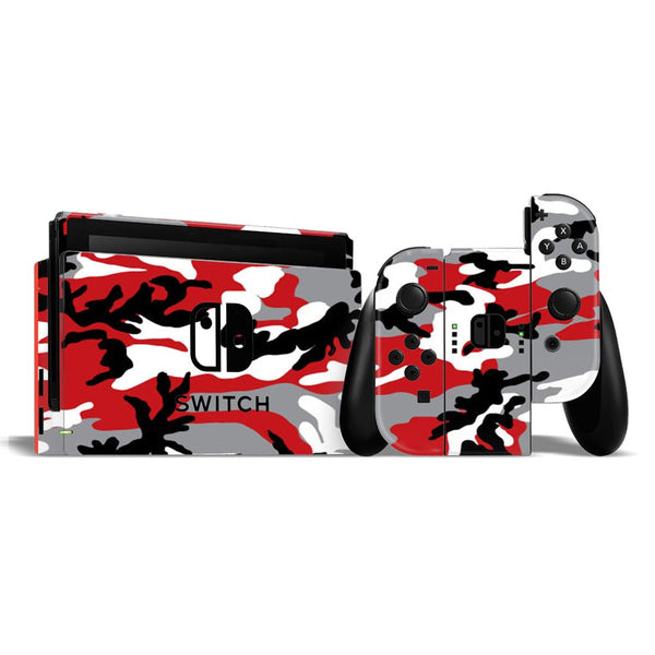 Red Camo - Nintendo Switch Skins