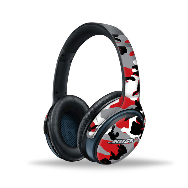 Red Camo - Bose SoundLink wireless headphones II Skins