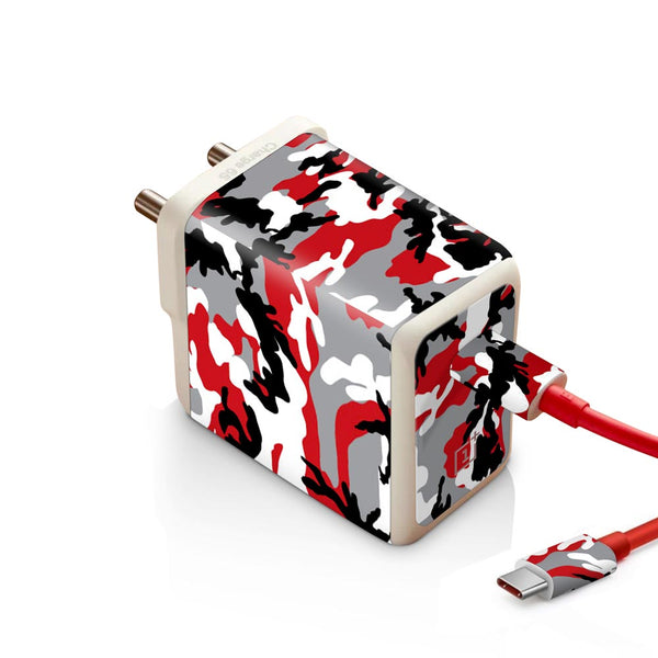 Red Camo - Oneplus Warp 65W Charger skin