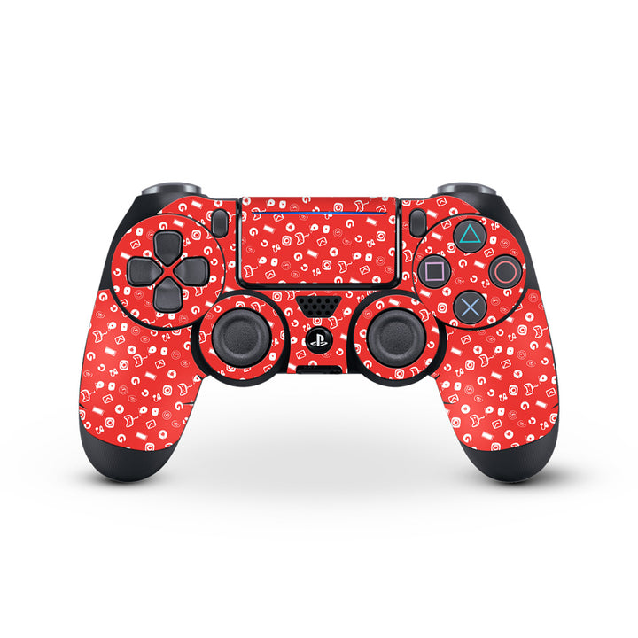 Red Doodle - Skins for PS4 controller by Sleeky India