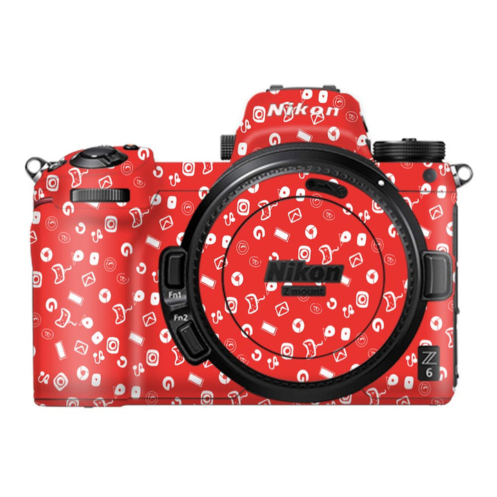 Red Doodle - Nikon Camera Skins