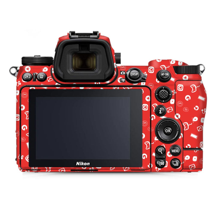 Red Doodle - Nikon Camera Skins