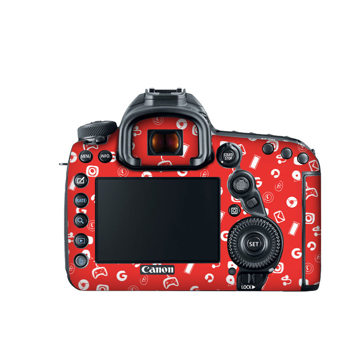 Red Icon Doodle - Canon Camera Skins