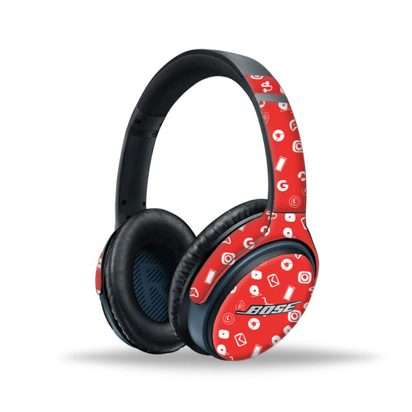 Red Doodle - Bose SoundLink wireless headphones II Skins