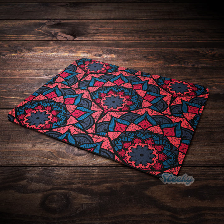 Red Floral Seamless Pattern - Mousepad