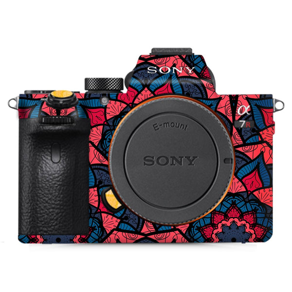 Red Floral Seamless Pattern -  Sony Camera Skins