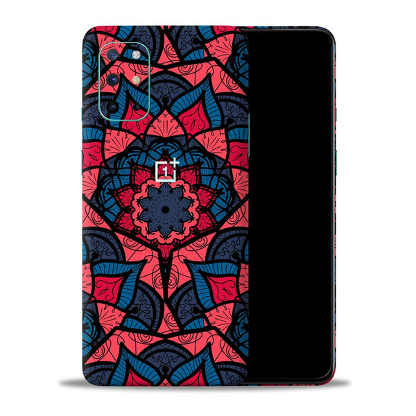 Red Floral Seamless Pattern - Mobile Skin
