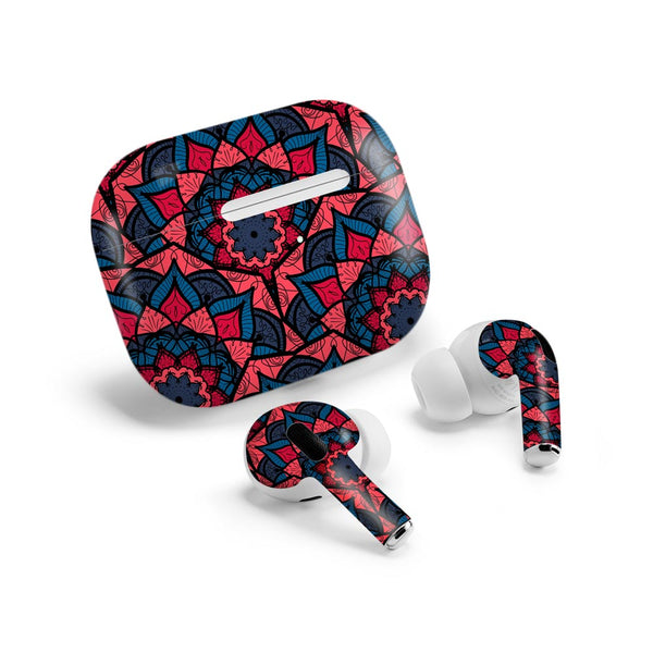 Red Floral Seamless Pattern - Airpods Pro Skin