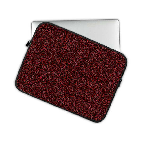 Red Grunge Seamless - Laptop Sleeve