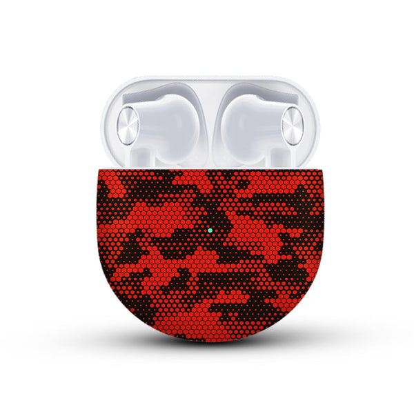 Red Hive Camo - Oneplus Buds Pro Skin