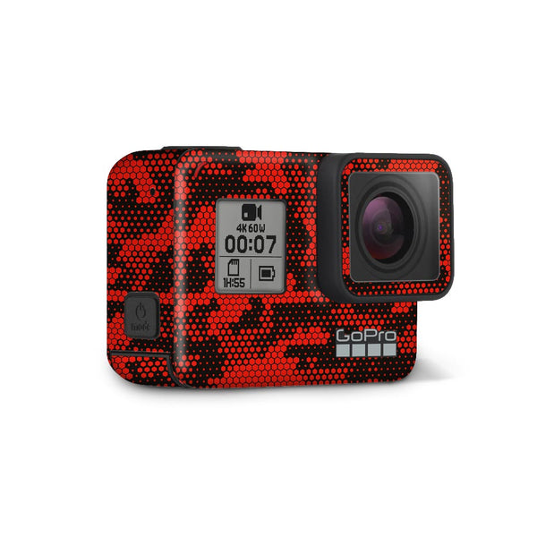 Red Hive Camo - GoPro Skin