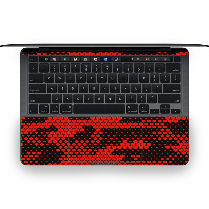 Red Hive Camo - MacBook Skins