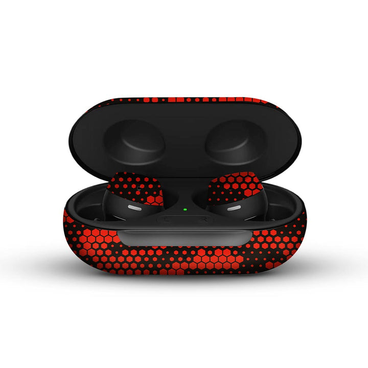 Red Hive Camo - Galaxy Buds/Buds Plus/Buds Pro Skins