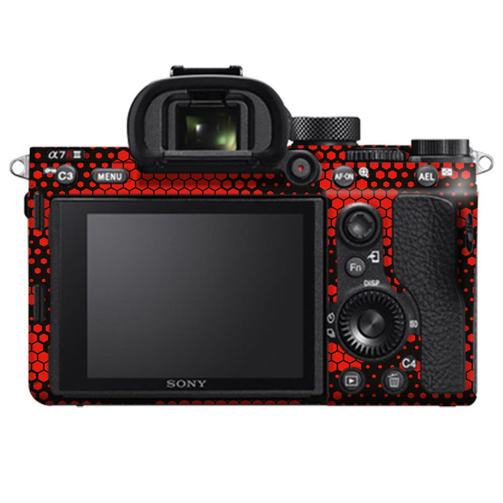 Red Hive Camo - Sony Camera Skins By Sleeky India