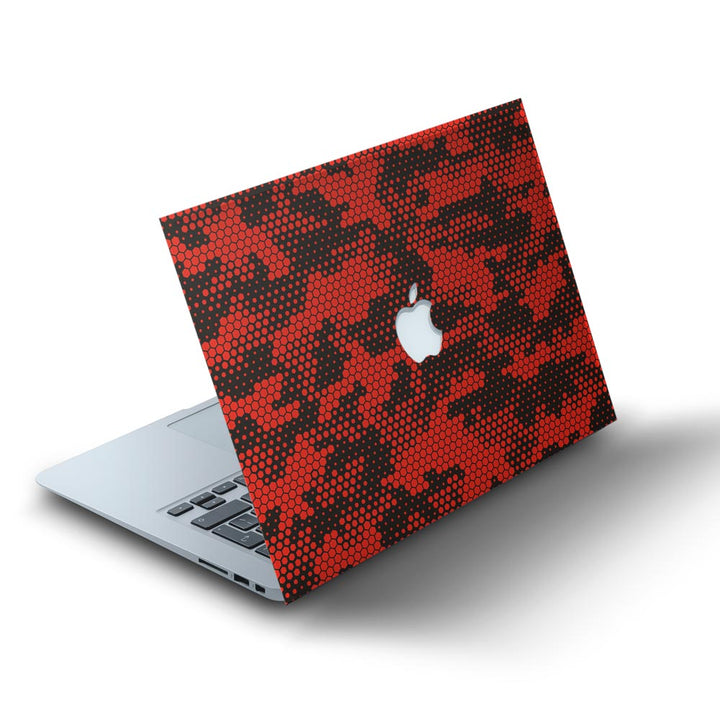 Red Hive Camo - MacBook Skins