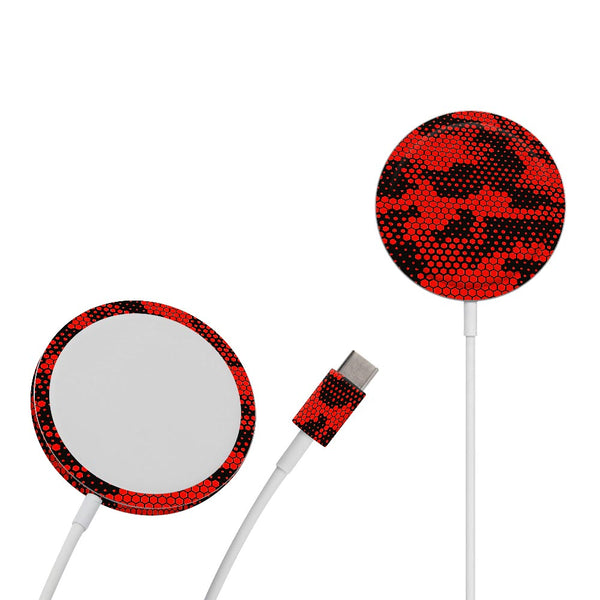 Red Hive Camo - Apple Magsafe Skin