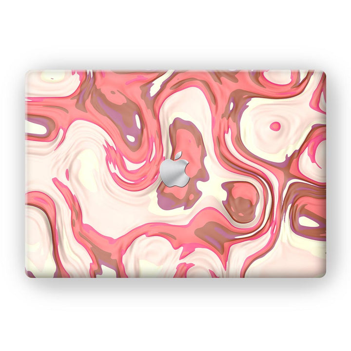 Red Liquid Marble - MacBook Skins