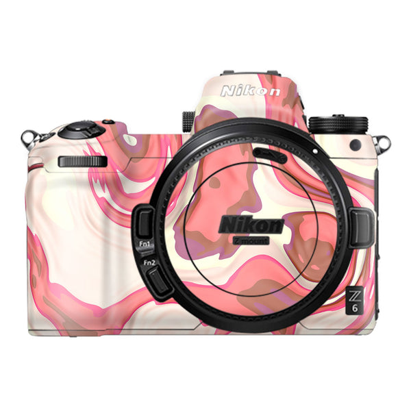 Red Liquid Marble - Nikon Camera Skins