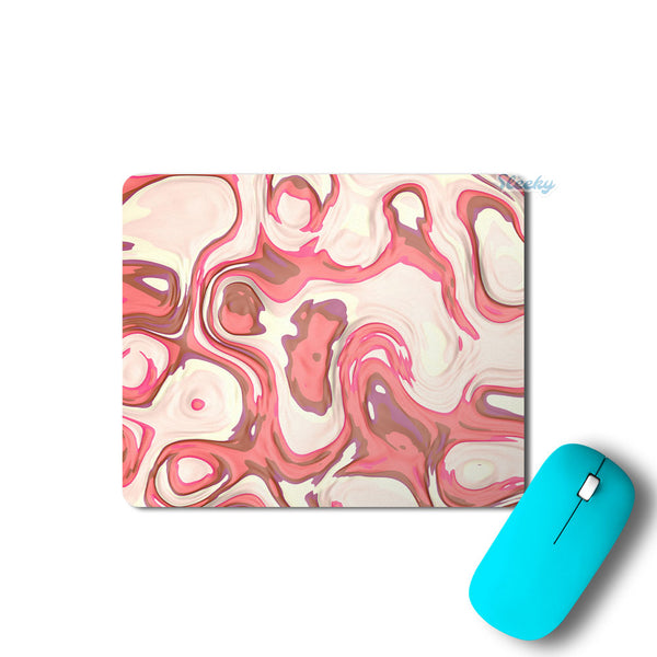 Red Liquid Marble - Mousepad