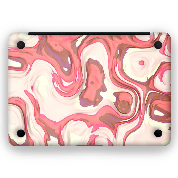 Red Liquid Marble - MacBook Skins