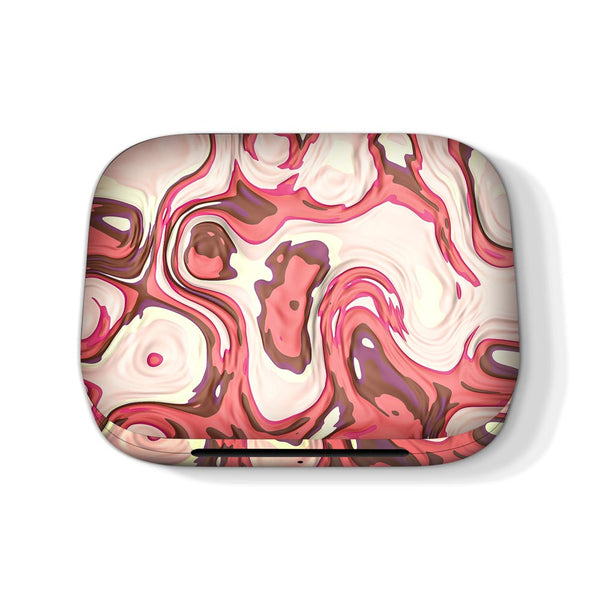 Red Liquid Marble  - Oneplus Buds pro2 Skin