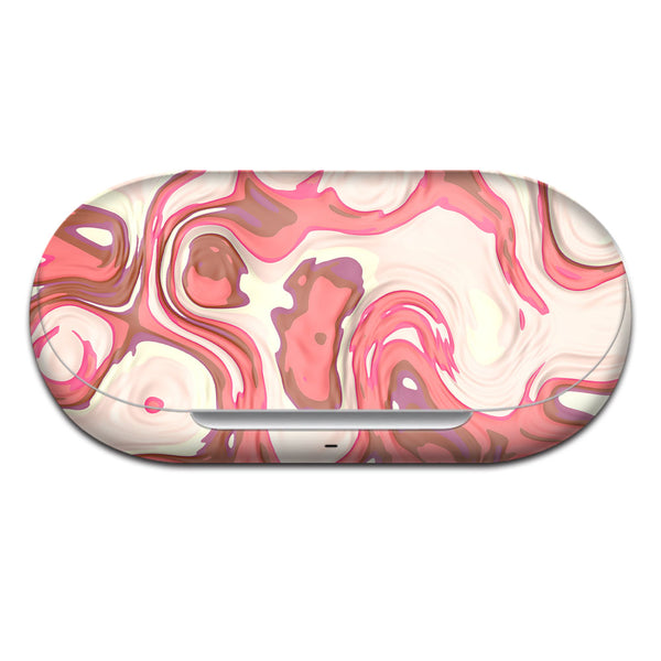 Red Liquid Marble - Oneplus Buds Z2 Skin