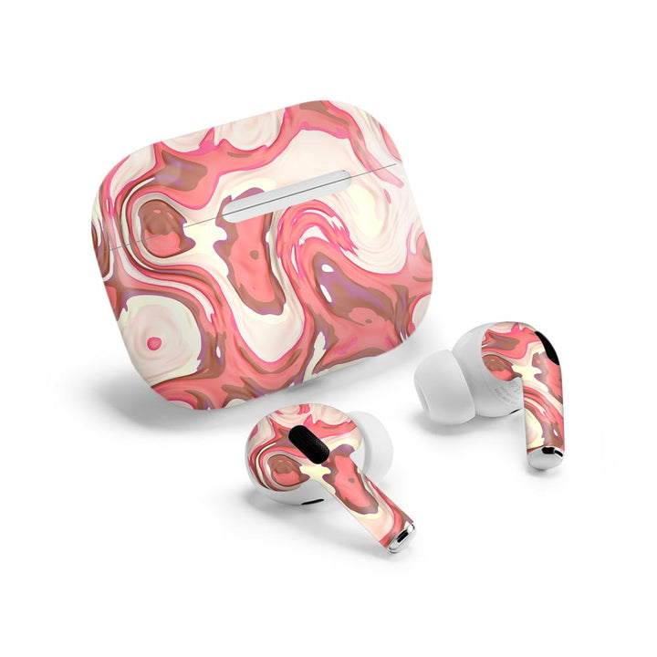 Red Liquid Marble - Airpods Pro Skin
