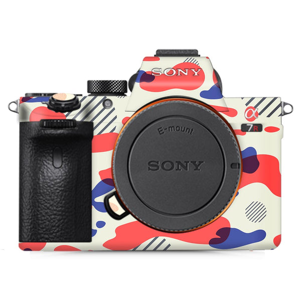 Red Modern Camo -  Sony Camera Skins