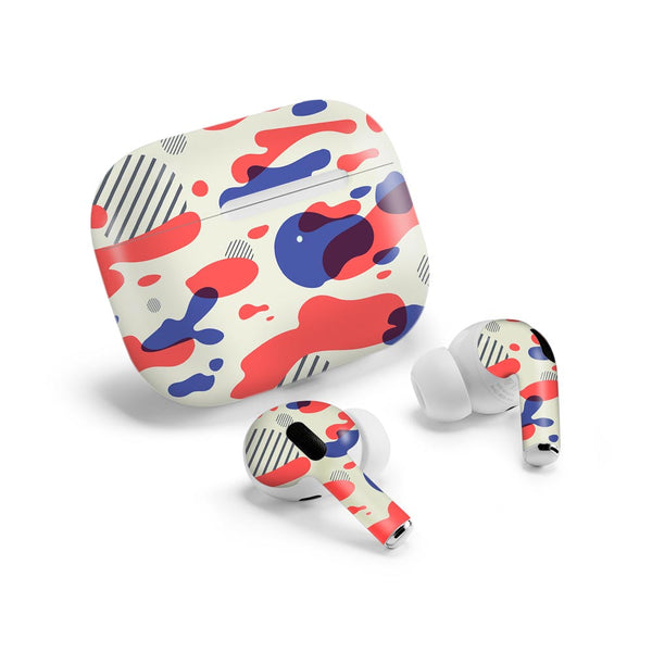 Red Modern Camo - Airpods Pro Skin