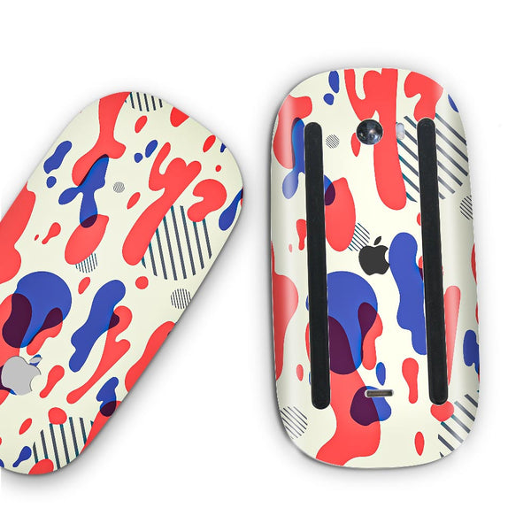 Red Modern Camo - Apple Magic Mouse 2 Skins