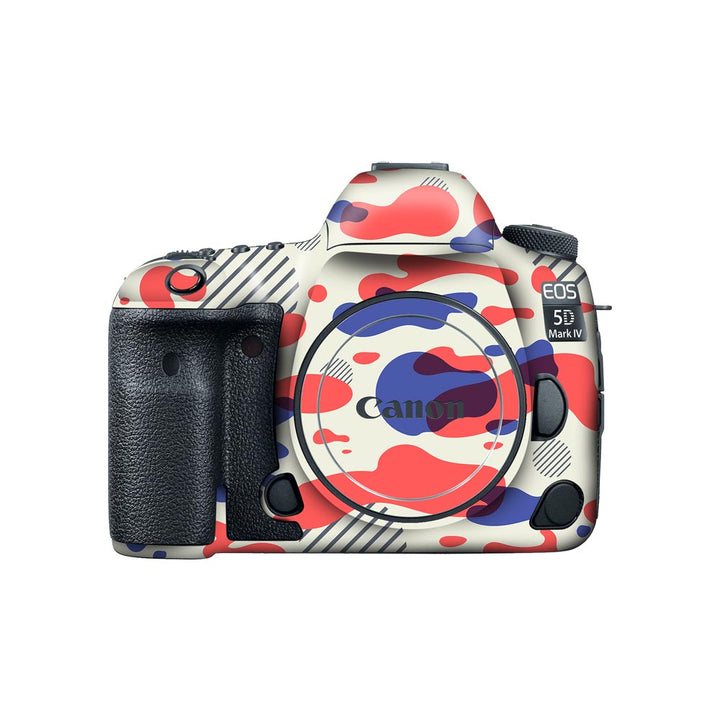 Red Modern Camo - Canon Camera Skins