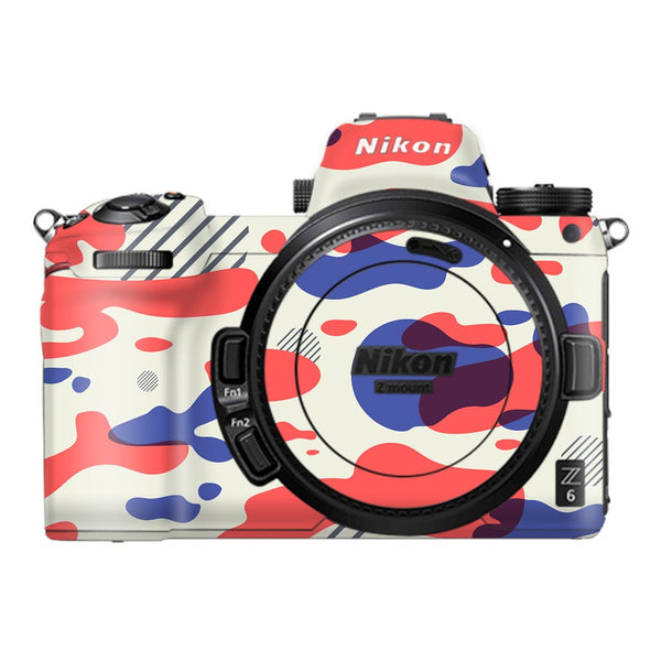 Red Modern Camo - Nikon Camera Skins