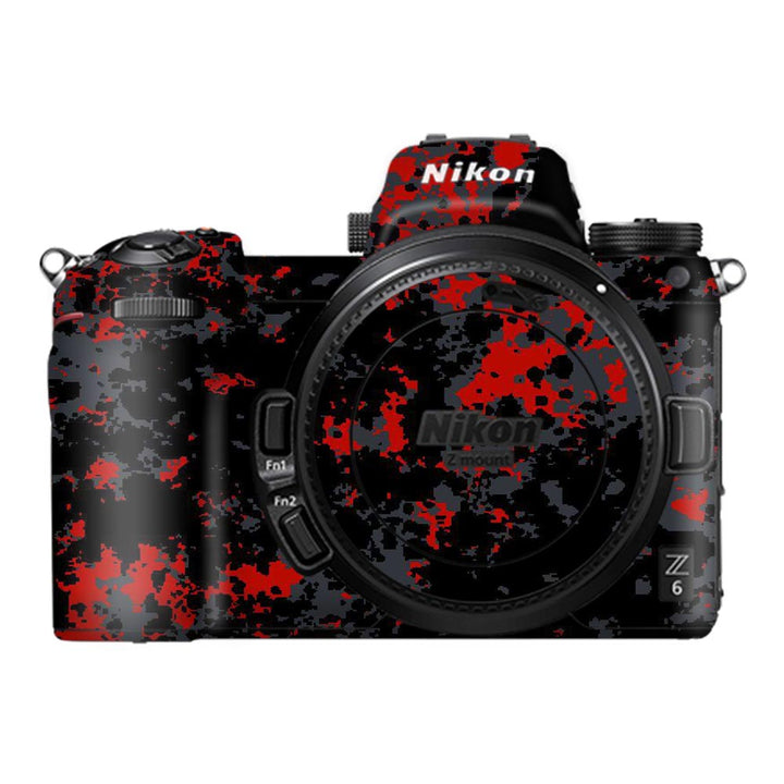 Red Pattern Camo - Nikon Camera Skins