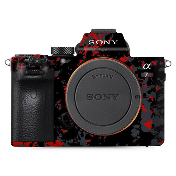Dark Red Camo - Sony Camera Skins