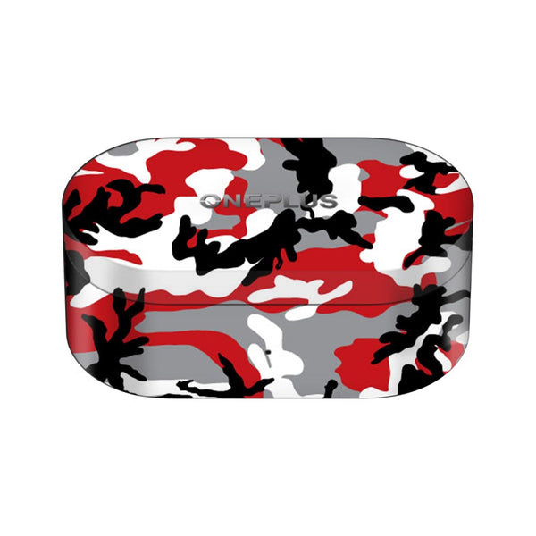 Red Camo - OnePlus Nord Buds Skin