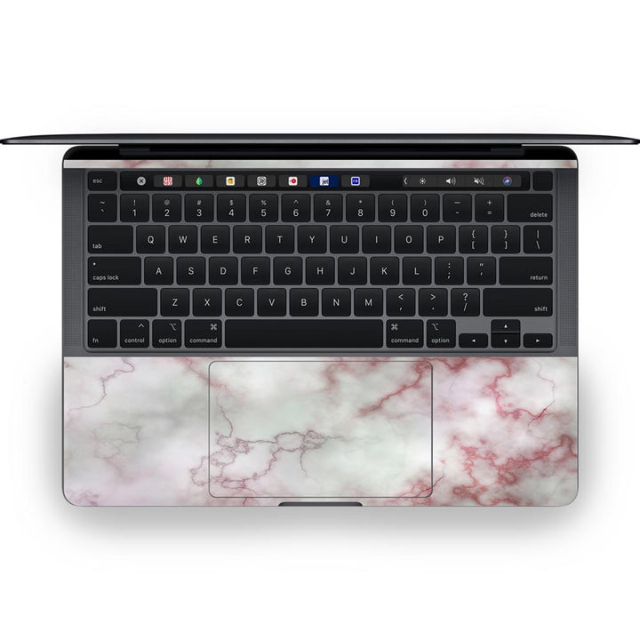 Red Pink Marble - MacBook Skins