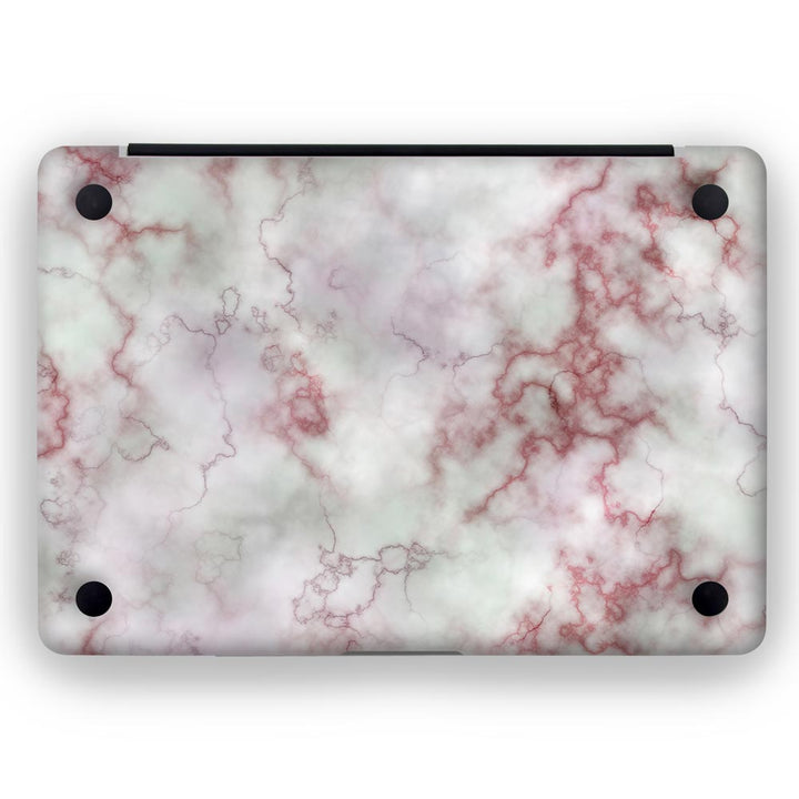 Red Pink Marble - MacBook Skins