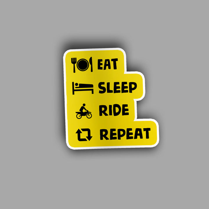 Ride-Repeat - Sticker