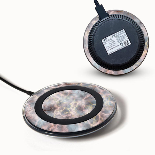 Ripple Rainbow Marble - Samsung Wireless Charger 2015 Skins