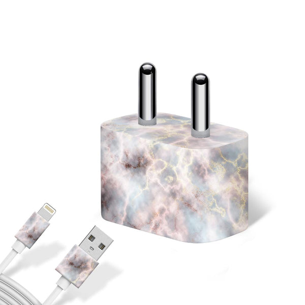 Ripple Rainbow Marble - Apple charger 5W Skin