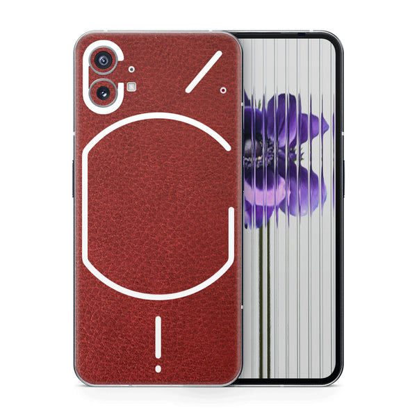3M Rouge Red Leather  - Mobile Skin
