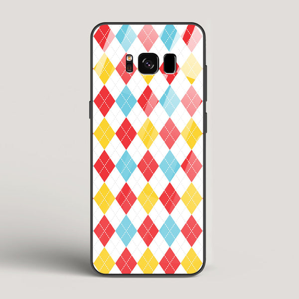 Argyle Checks - Samsung Galaxy S8 Glass Case
