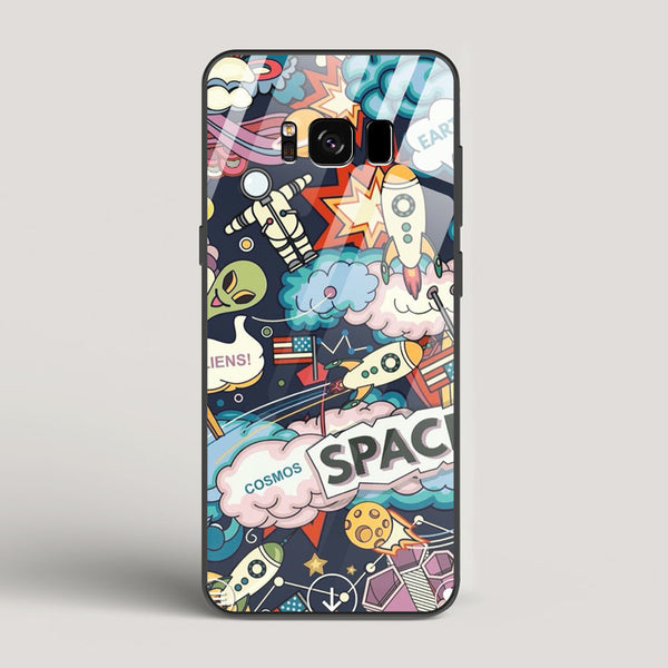 Lost Space - Samsung Galaxy S8 Glass Case