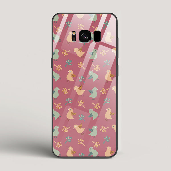 Robins - Samsung Galaxy S8 Glass Case