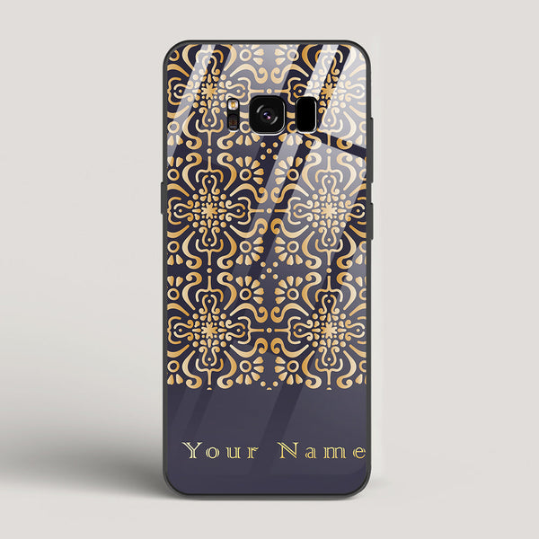 Royal Purple Name Edition - Samsung Galaxy S8 Glass Case