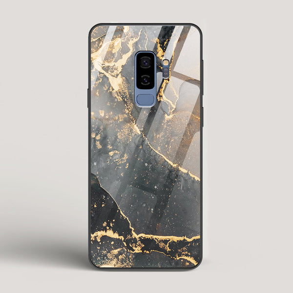 Black Gold Marble - Samsung Galaxy S9+ Glass Case