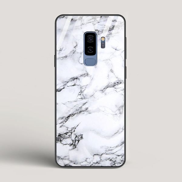 Marble White Luna - Samsung Galaxy S9+ Glass Case