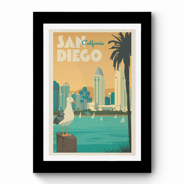 San Diego - Framed Poster