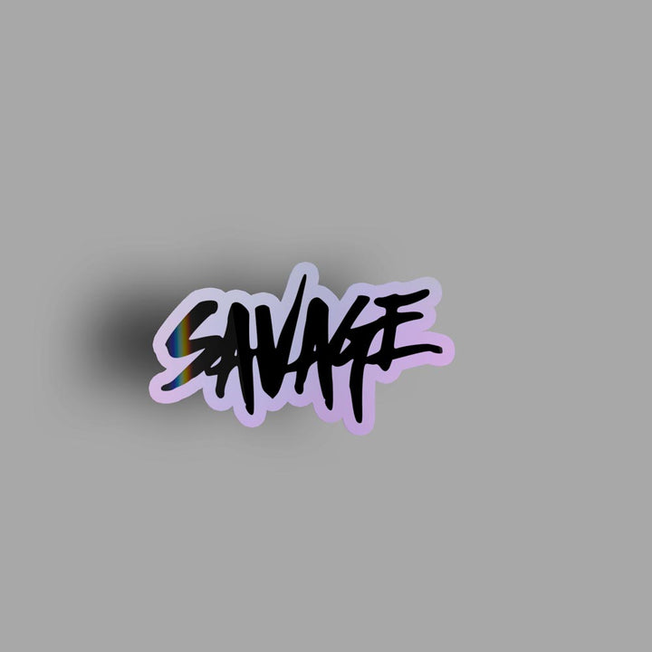 Savage - Holographic Sticker