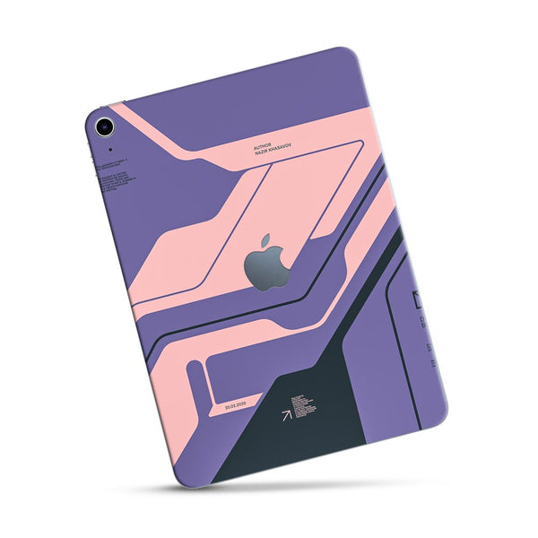 Sci-Fi Wall Purple - Apple Ipad Skin